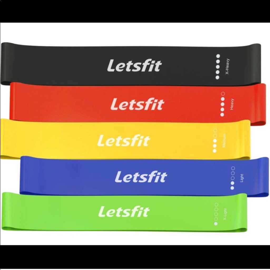 5 Resistance Exercise Bands New Workout Bands New